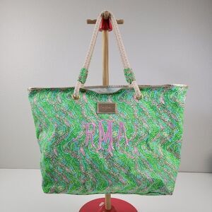 Lilly‎ Pulitzer Large Beach Tote Multicolor Womens Shoulder Bag